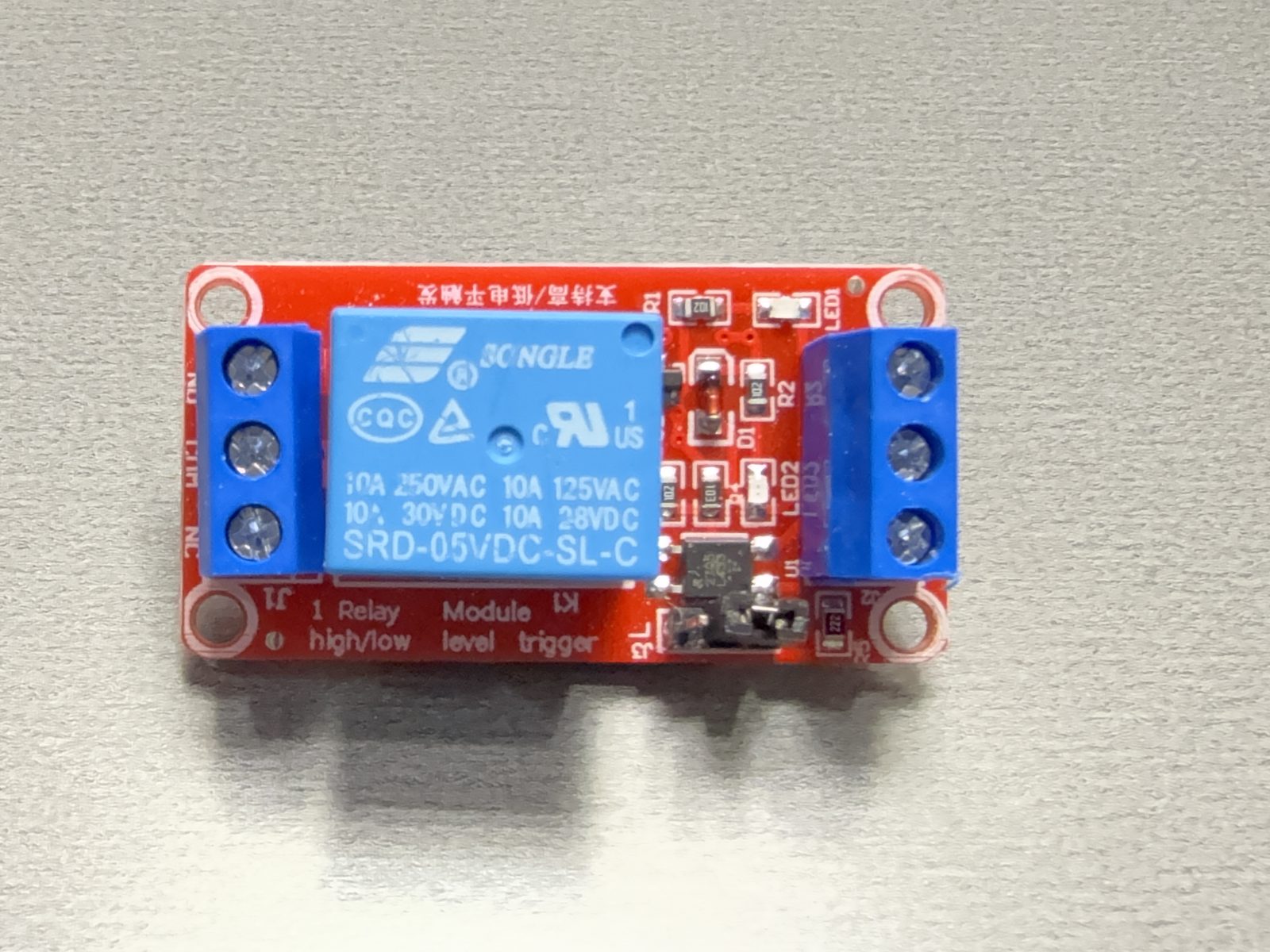 5V relay module example