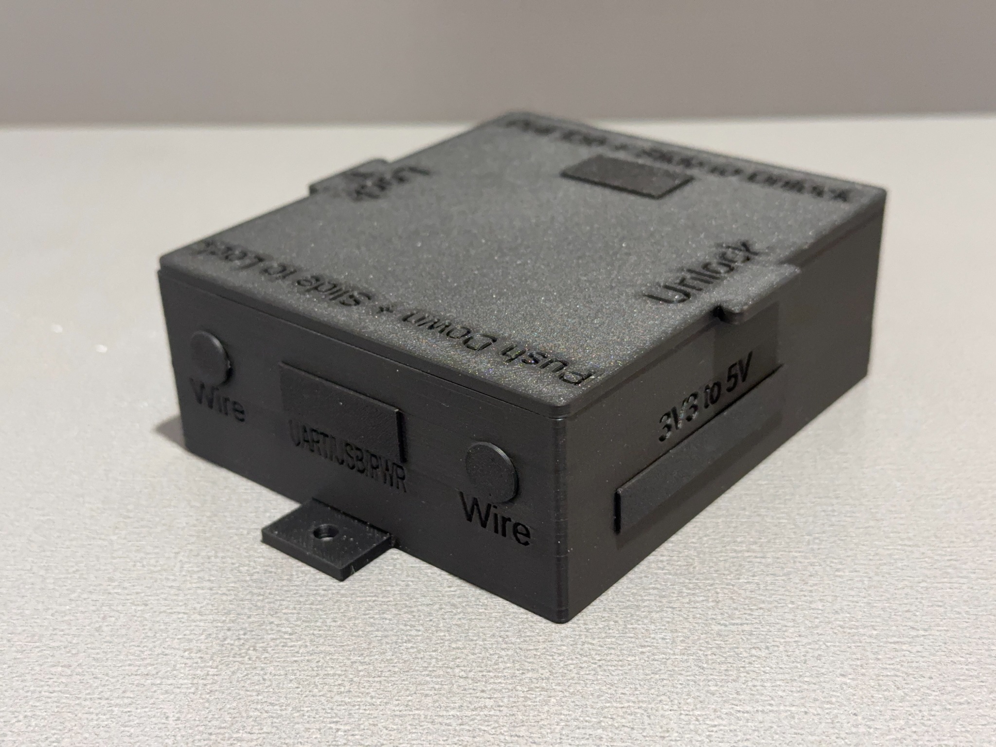 WestTechHA Ranger family enclosure shown at a 45 degree angle in black with the lid installed